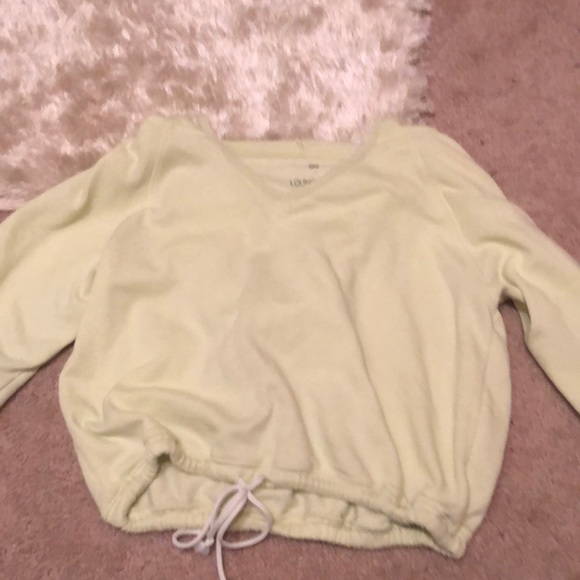 Neanish, yellow-green sweatshirt. With hoodie. - Picture 1 of 4